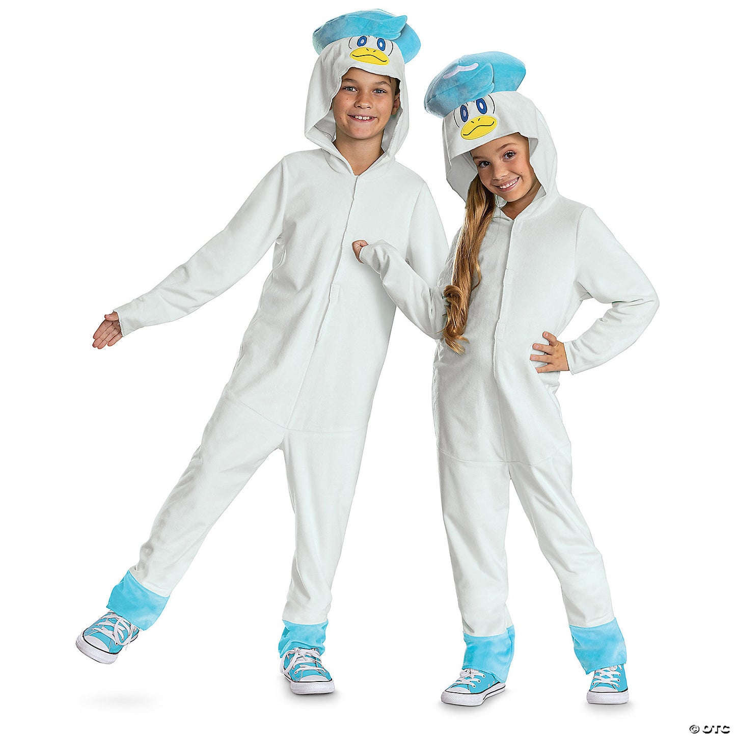 Kids Classic Pokemon® Quaxly Hooded Jumpsuit Costume - Small 4-6