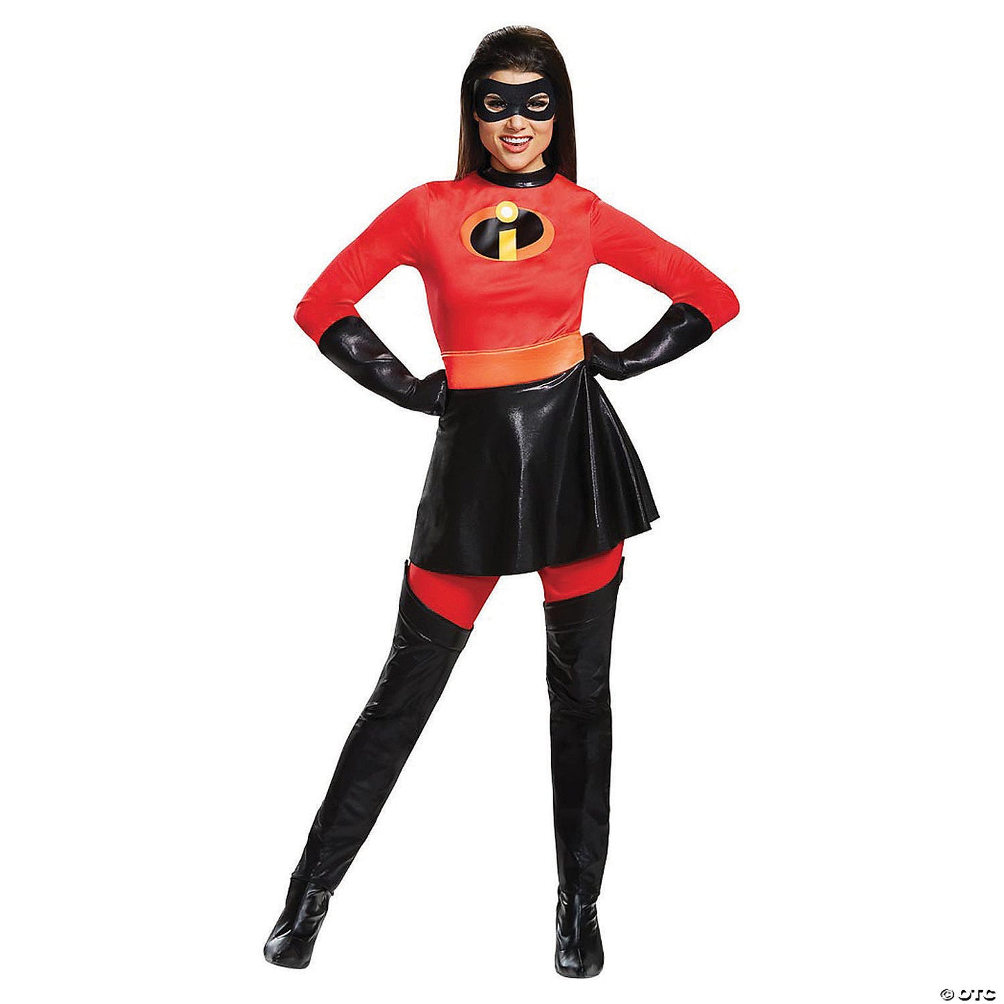 Women’s Plus Size Deluxe The Incredibles™ Mrs. Incredible Costume with Skirt - XXL