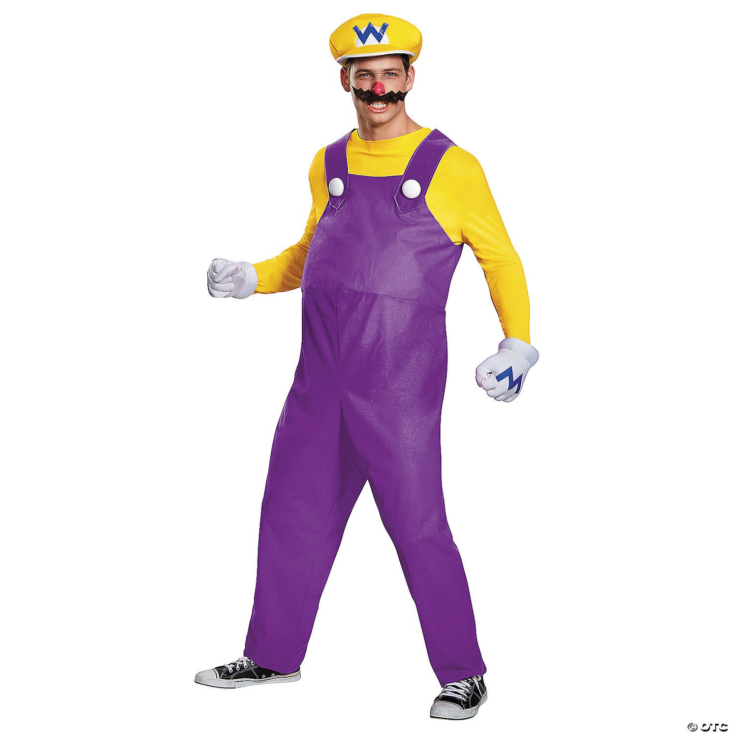 Adults Deluxe Super Mario Bros.™ Wario Costume- Large/Ex Large