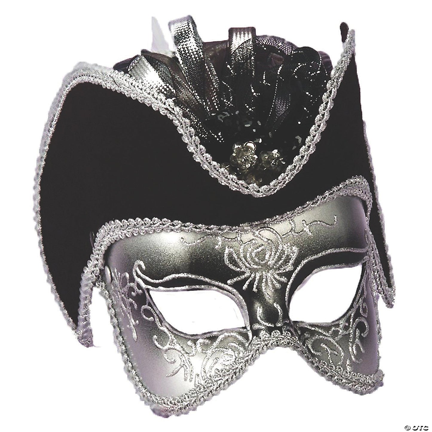 Silver Venetian Mask