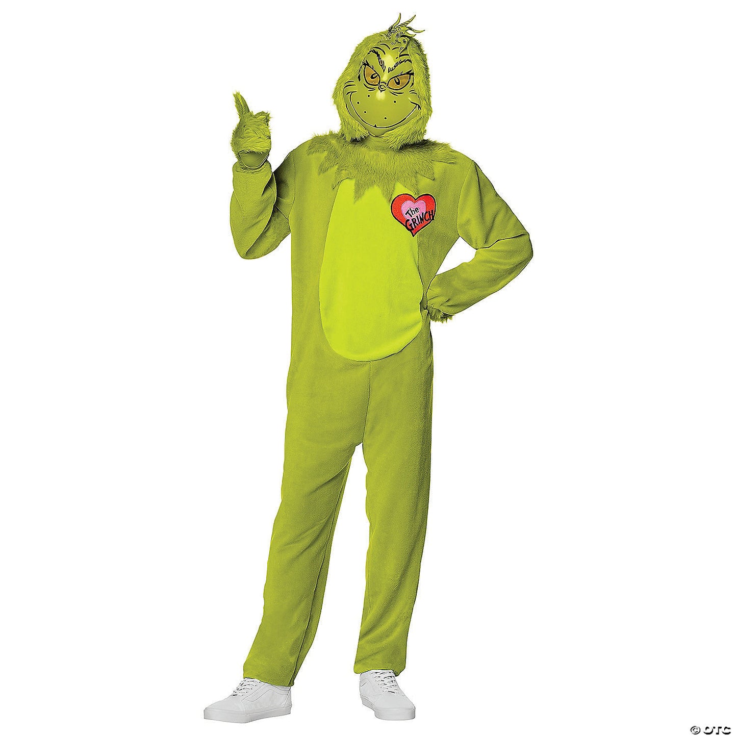 Deluxe Grinch Jumpsuit Adult Large