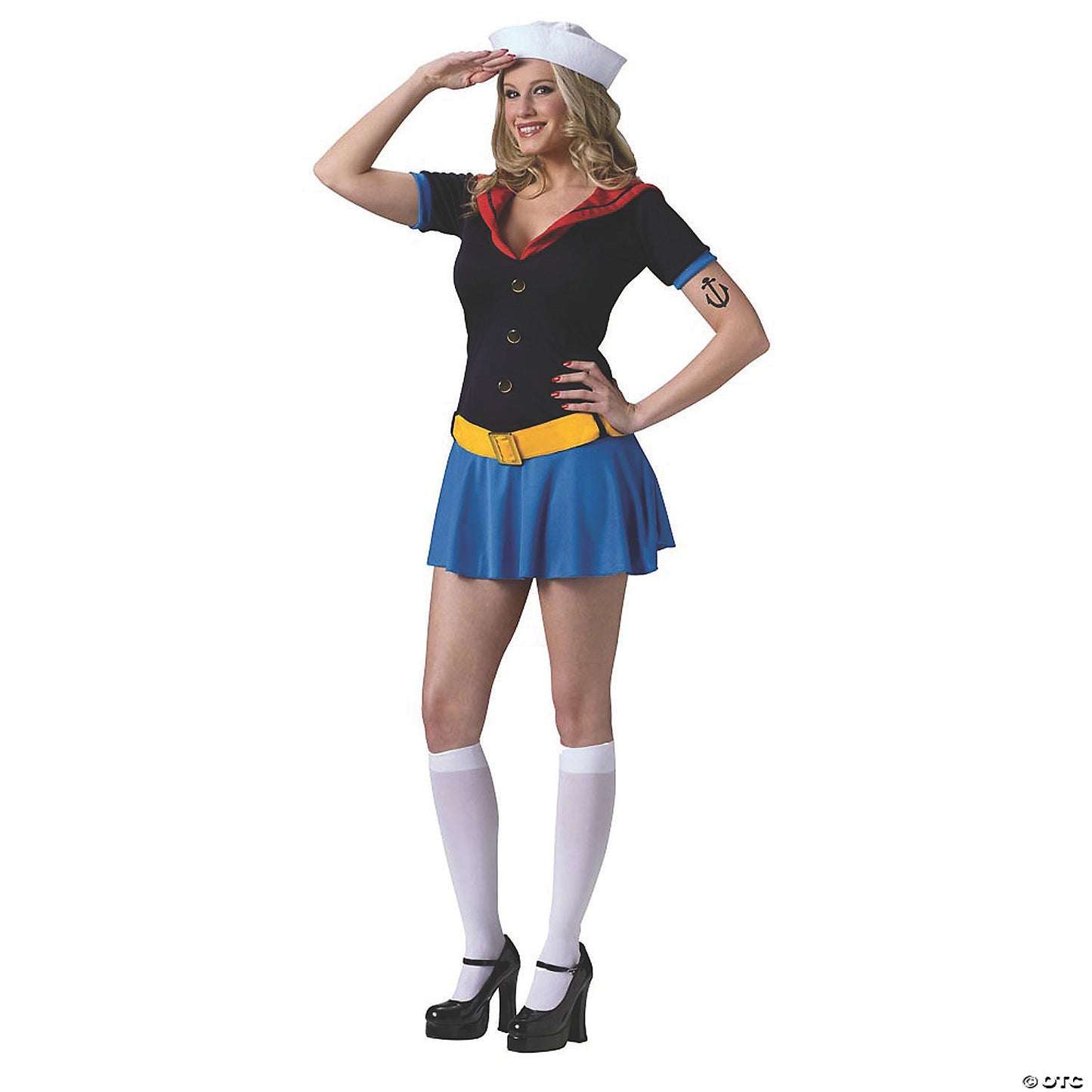 Women’s Sexy Popeye Costume - Small/Medium