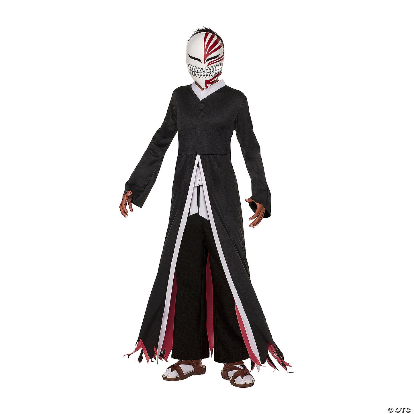 Kids Bleach™ White, Black & Red Ichigo Kurosaki Costume - Medium 8-10