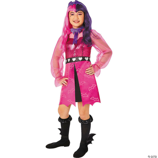 Kids Monster High™ Pink & Purple Draculaura Costume - Large 10-12