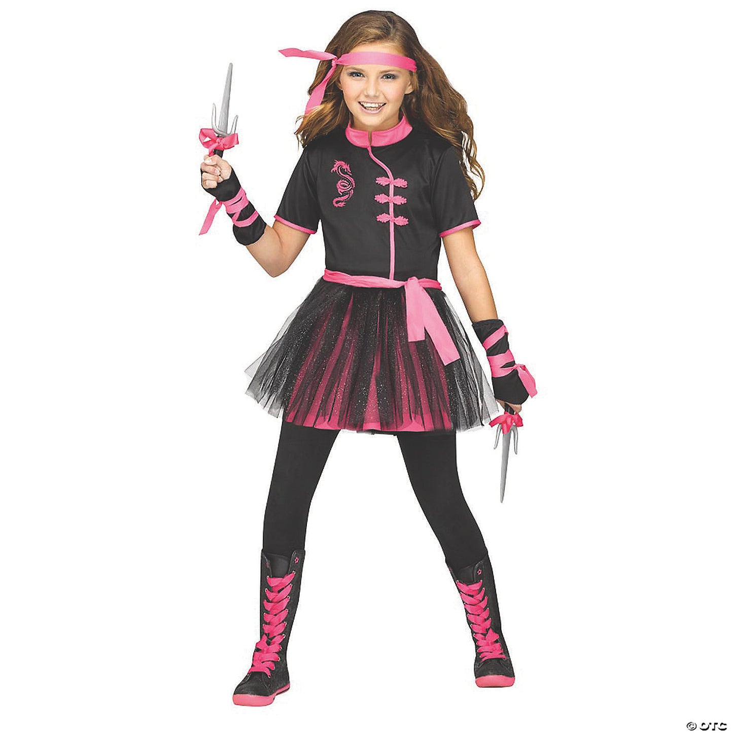 Girl’s Ninja Miss Costume - Extra Large