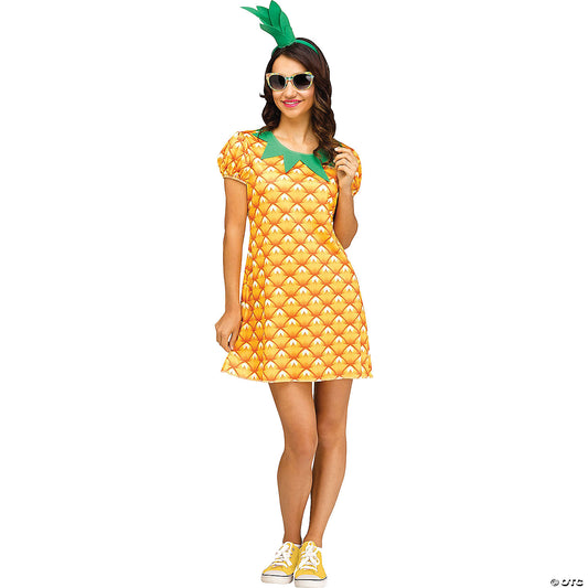 Adult Pineapple Cutie Costume Sm/Md 2-8