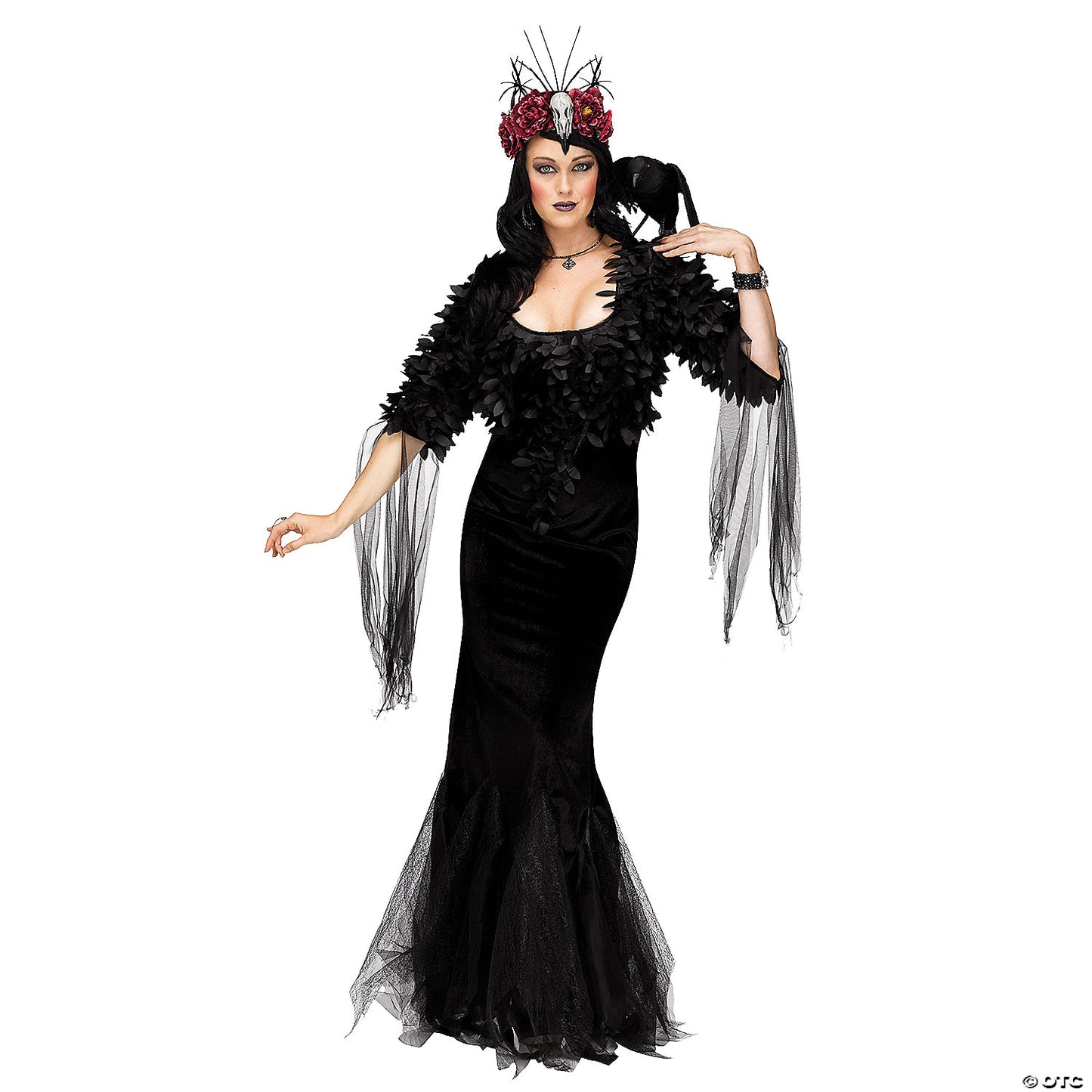 Women's Raven Mistress Costume Small 6-8