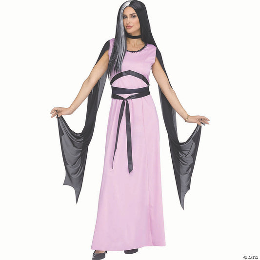 Women’s Pink & Black Monster Mom Polyester Dress Costume - Medium/large 10-14