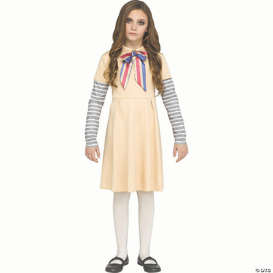 Girl’s Multicolored Polyester A.i. Doll Dress Costume - Large 12-14