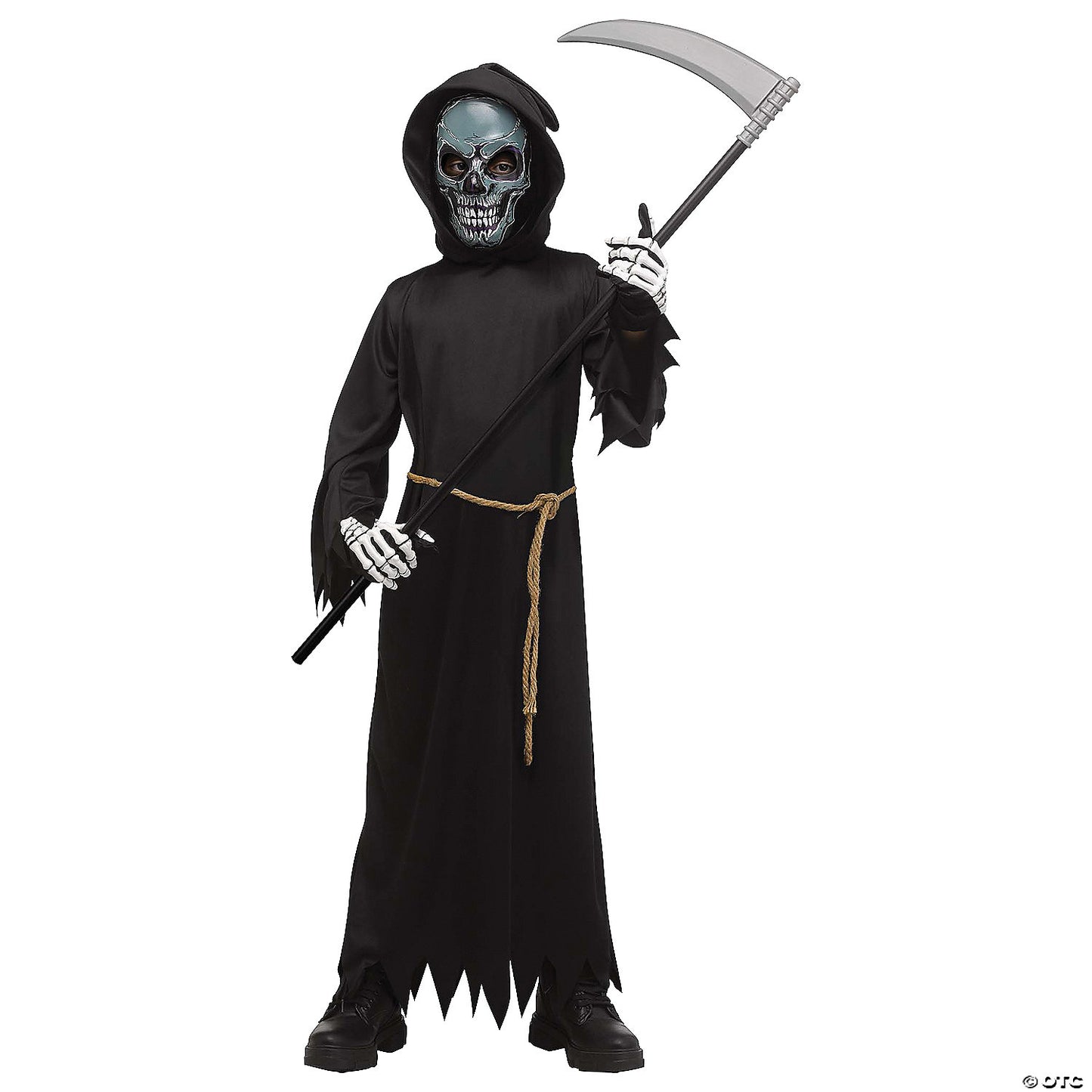 Kids Electro Skull Reaper w/ Light-Up Mask Costume - Medium