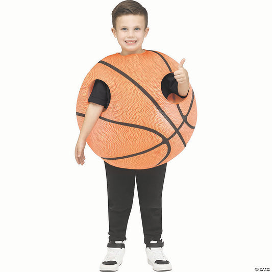 Kids Hoops Basketball Sports Ball Polyester Tunic Costume