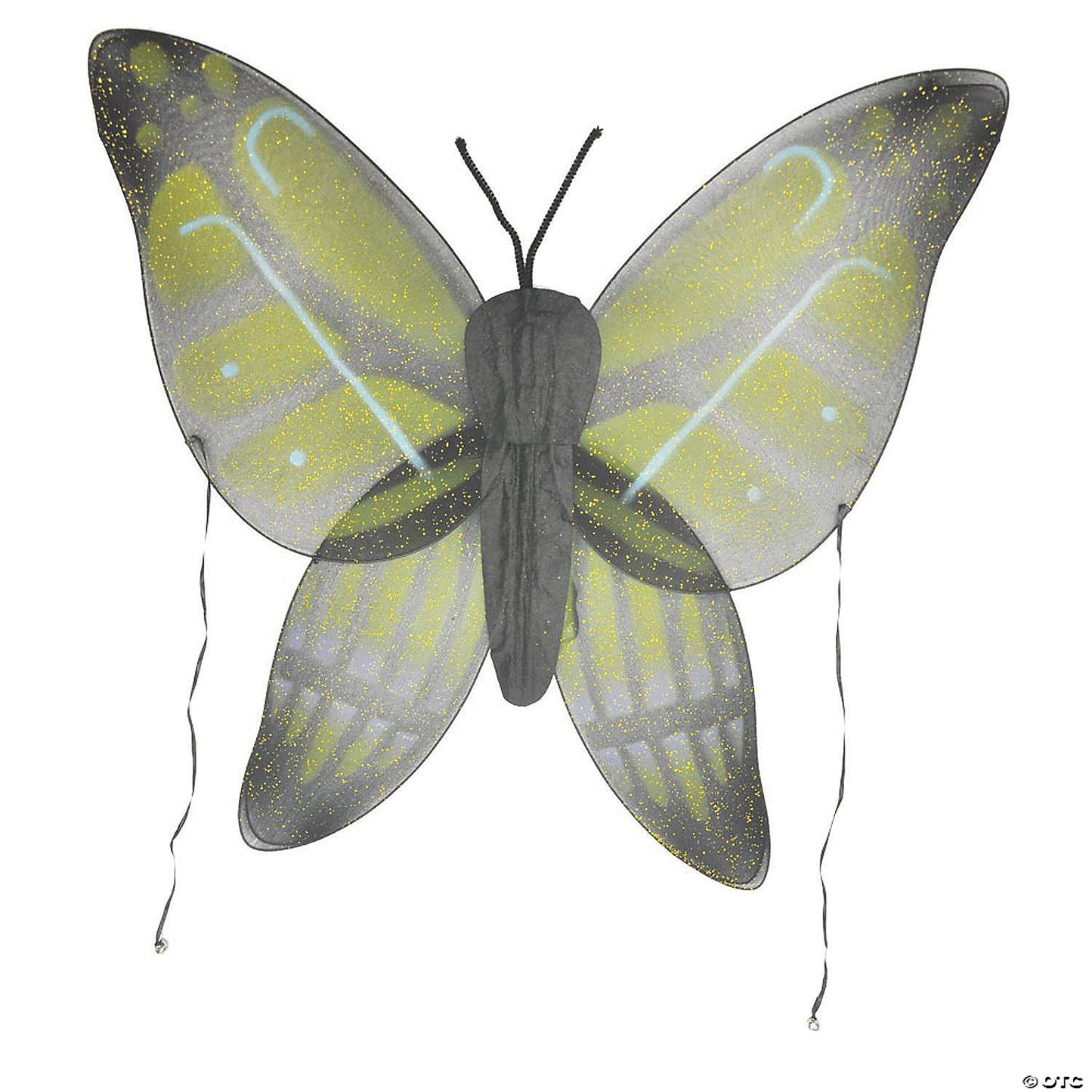 Kids Yellow & Green Butterfly Wings