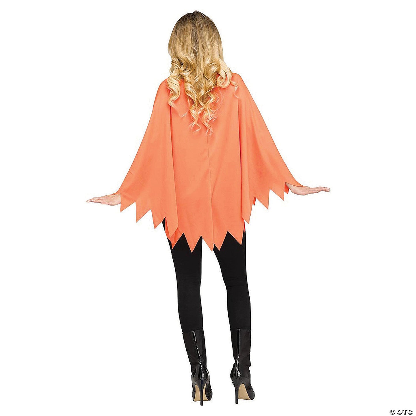 Women's Pumpkin Poncho Costume