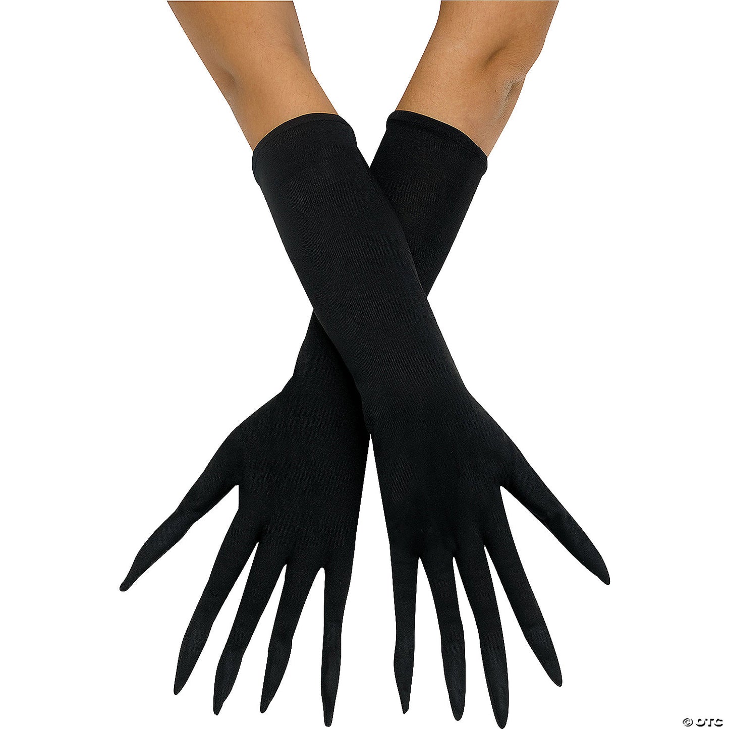 Gloves Pointy Finger Blk Ad