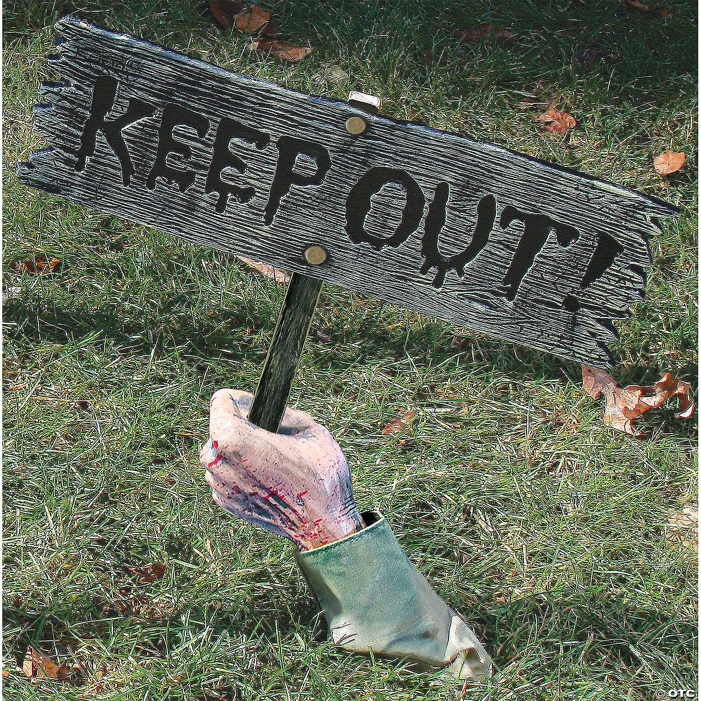 Warning From Below-keep Out Sign