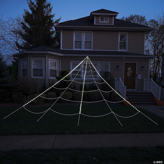 12' Spider Yard Web Light-up 99 Led