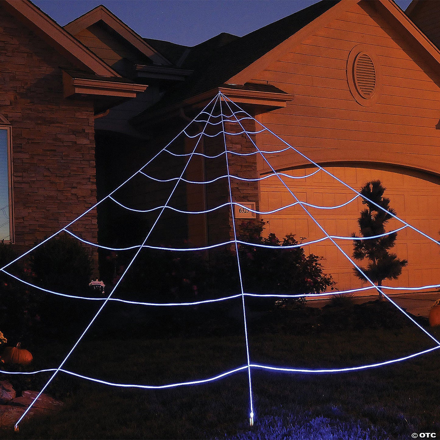 Spider Yard Web 24' L/u 210 Led