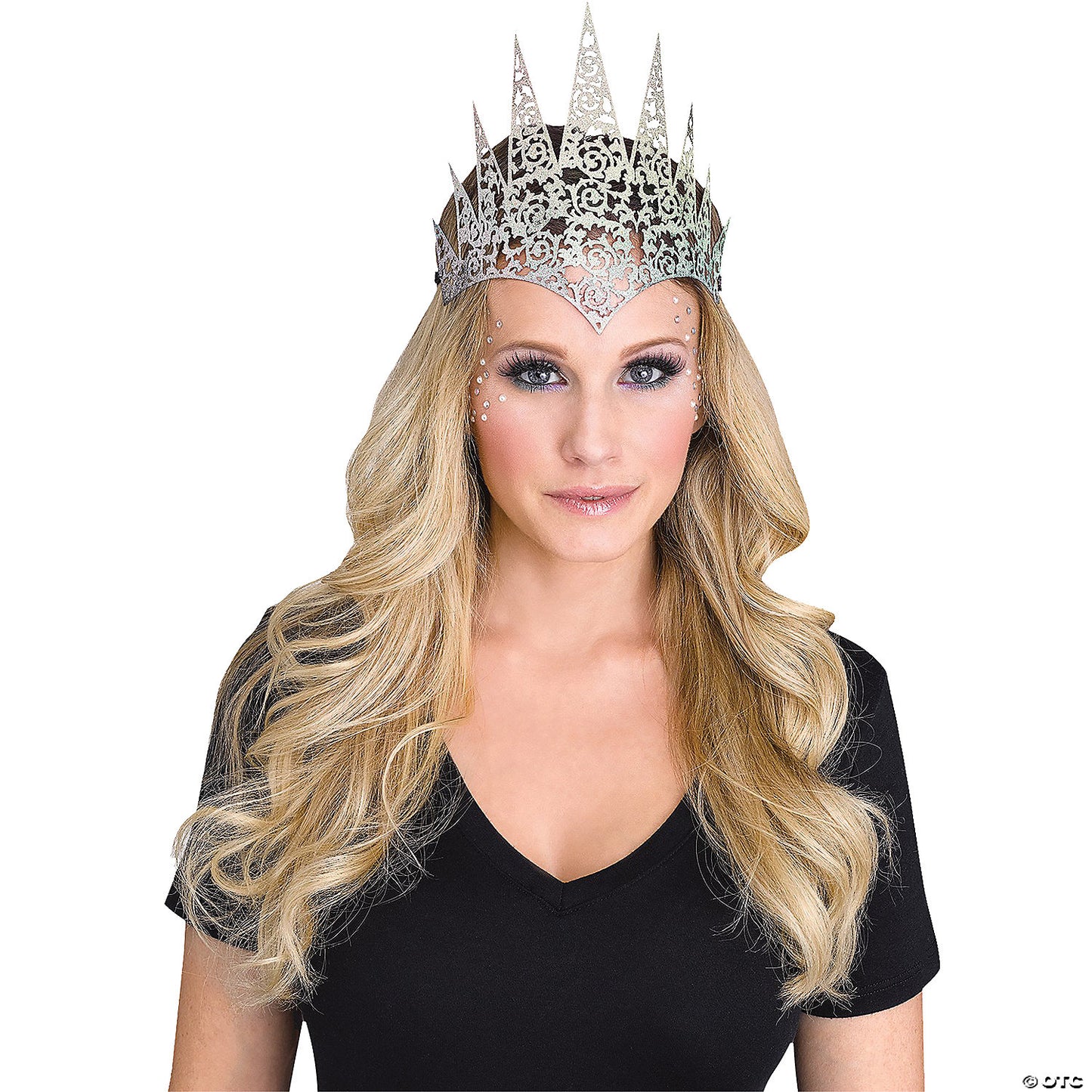 Adults Iridescent Flexible Glitter Crown