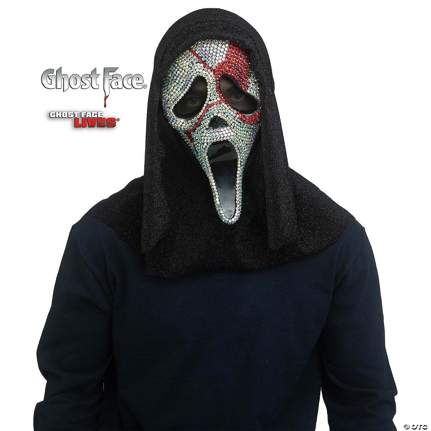 Adults Scream™ Ghost Face® Bloody Bling Mask Costume Accessory