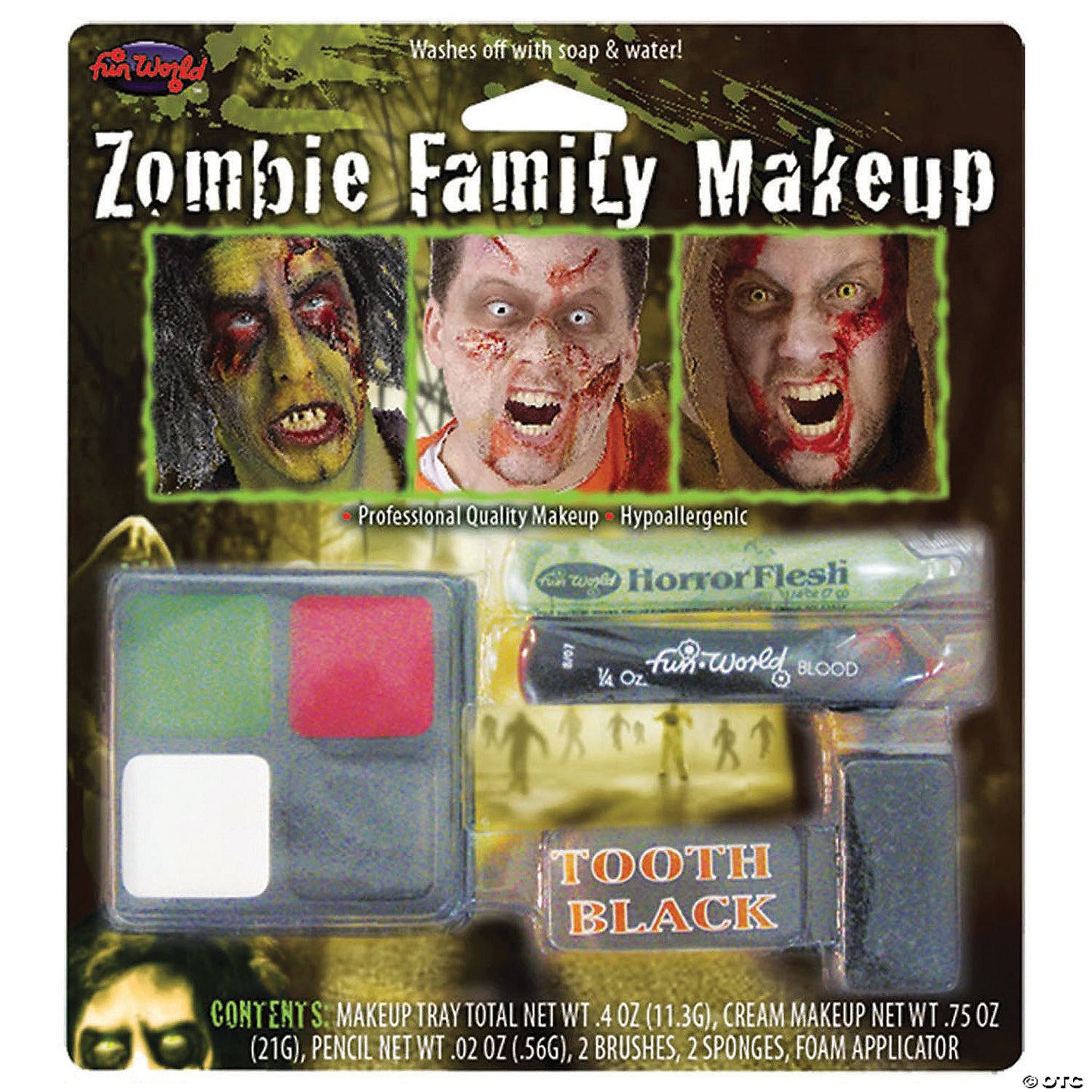 Zombie Family Makeup Kit