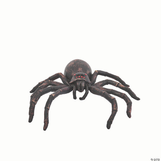 12" Black Latex Tarantula Spider Halloween Decoration