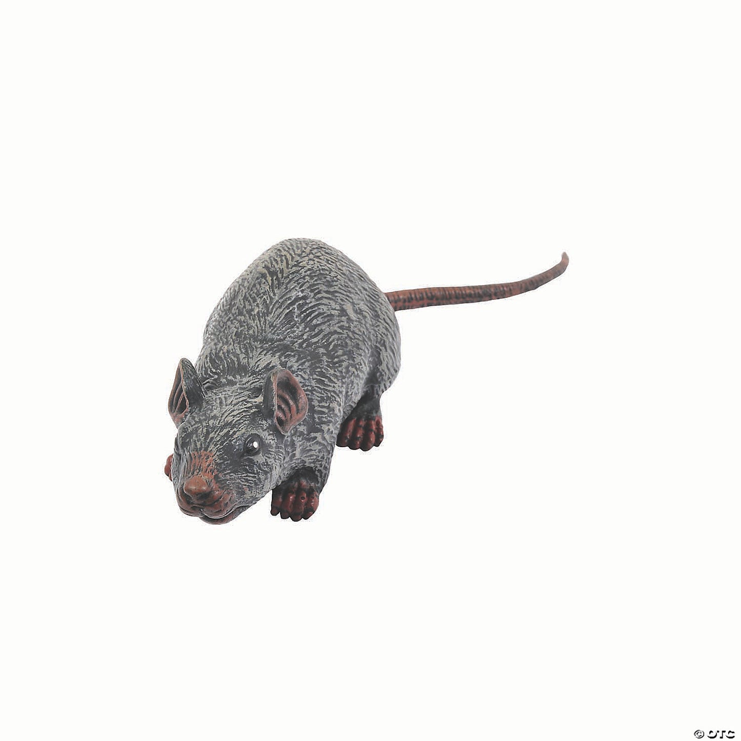 12 1/4"  Gray Latex Sewer Rat Halloween Decoration