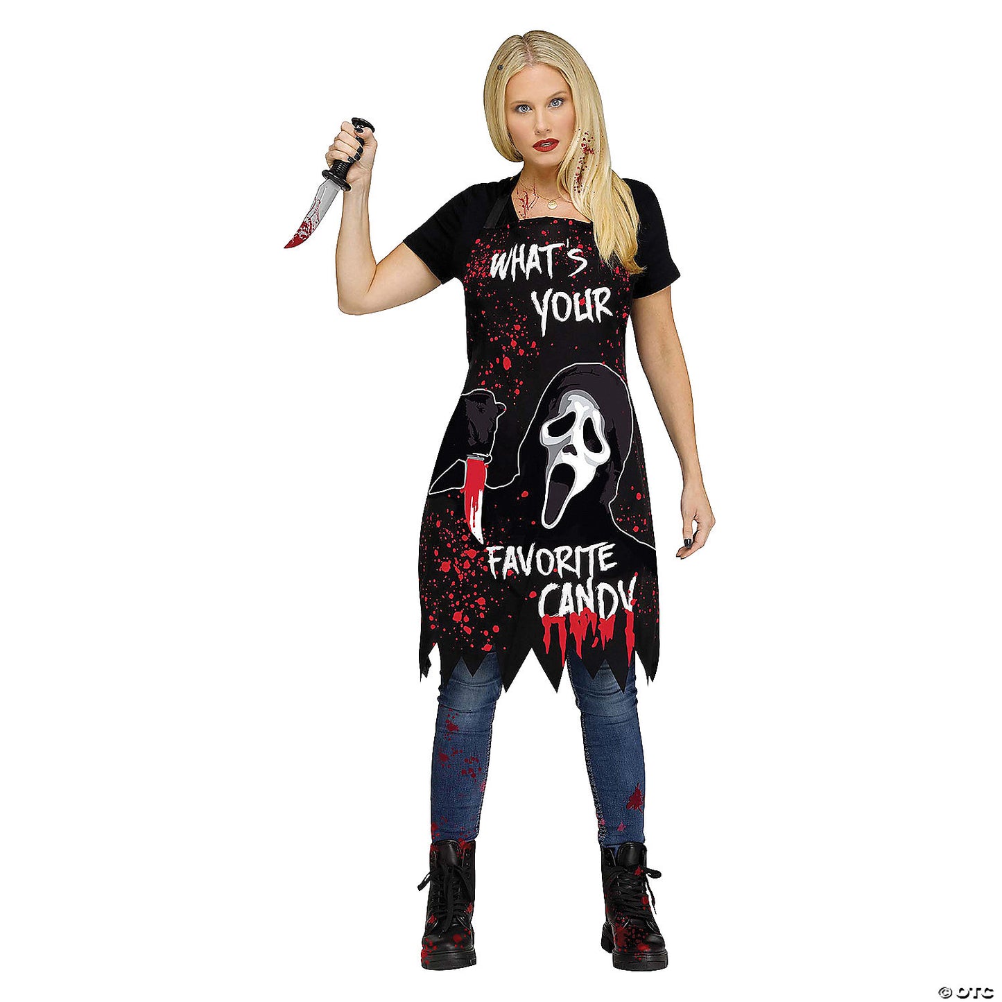 Horror Apron Ghost Face