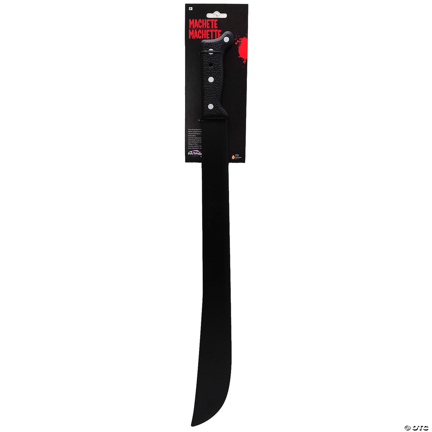 Machete 27in Blk Hnd Blk Blade