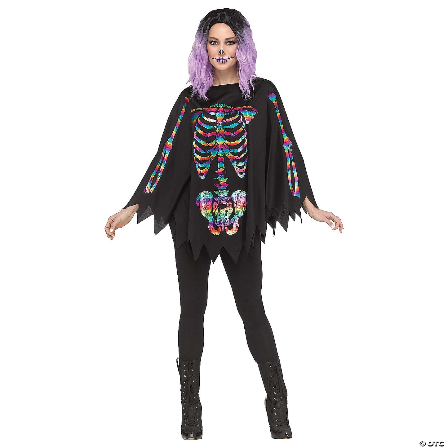 Poncho Skeleton Rainbow Foil Ad