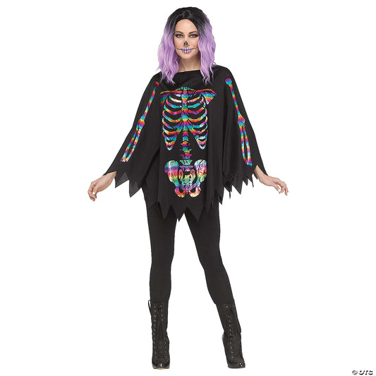 Poncho Skeleton Rainbow Foil Ad