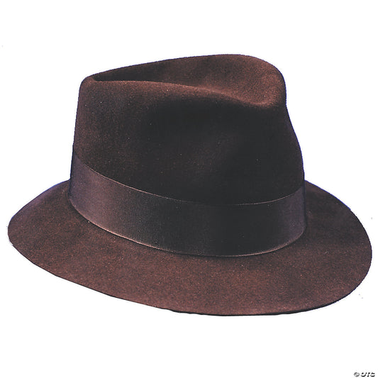 Deluxe Brown Fedora - Extra Large