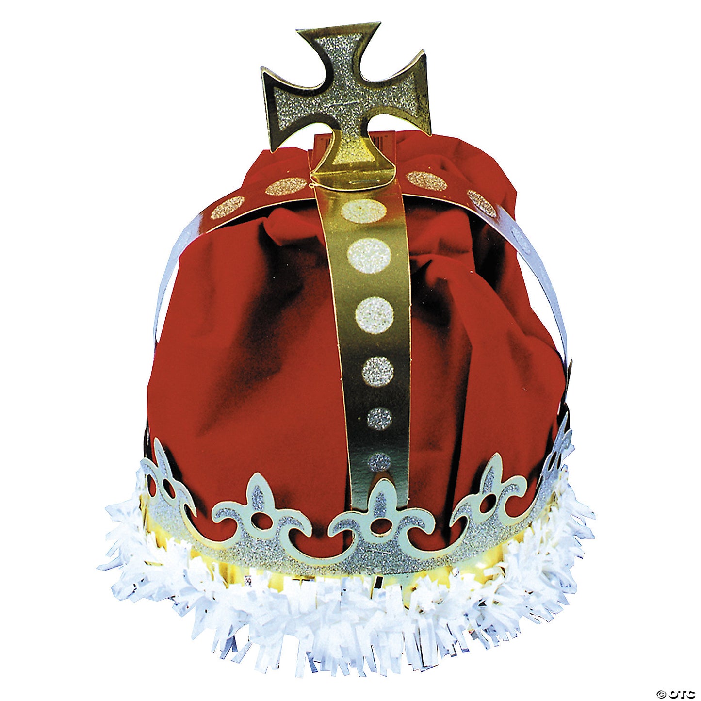 Adults Red Regal Royalty King's Paper Crown