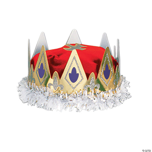 Adults Red Regal Royalty Queen’s Paper Crown