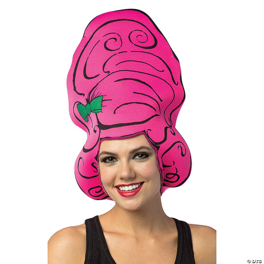 Adults Pink Beehive Foam Headpiece