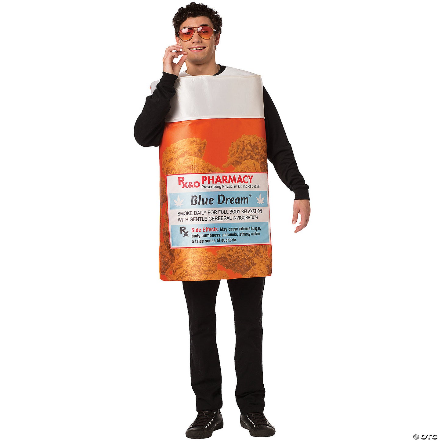 Adult Blue Dream Rx Bottle Costume