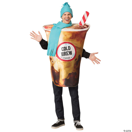 Adult Cold Brew Coffee Costume