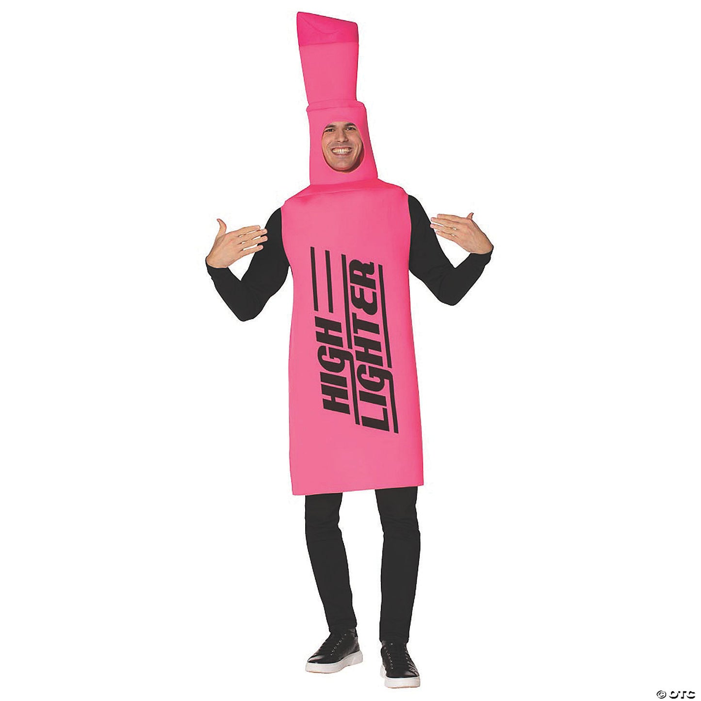 Adults Highlighter Costume - Yellow