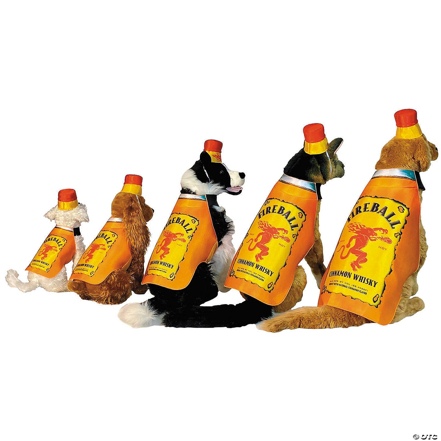 Fireball™ Bottle Dog Costume - Large-extra Large