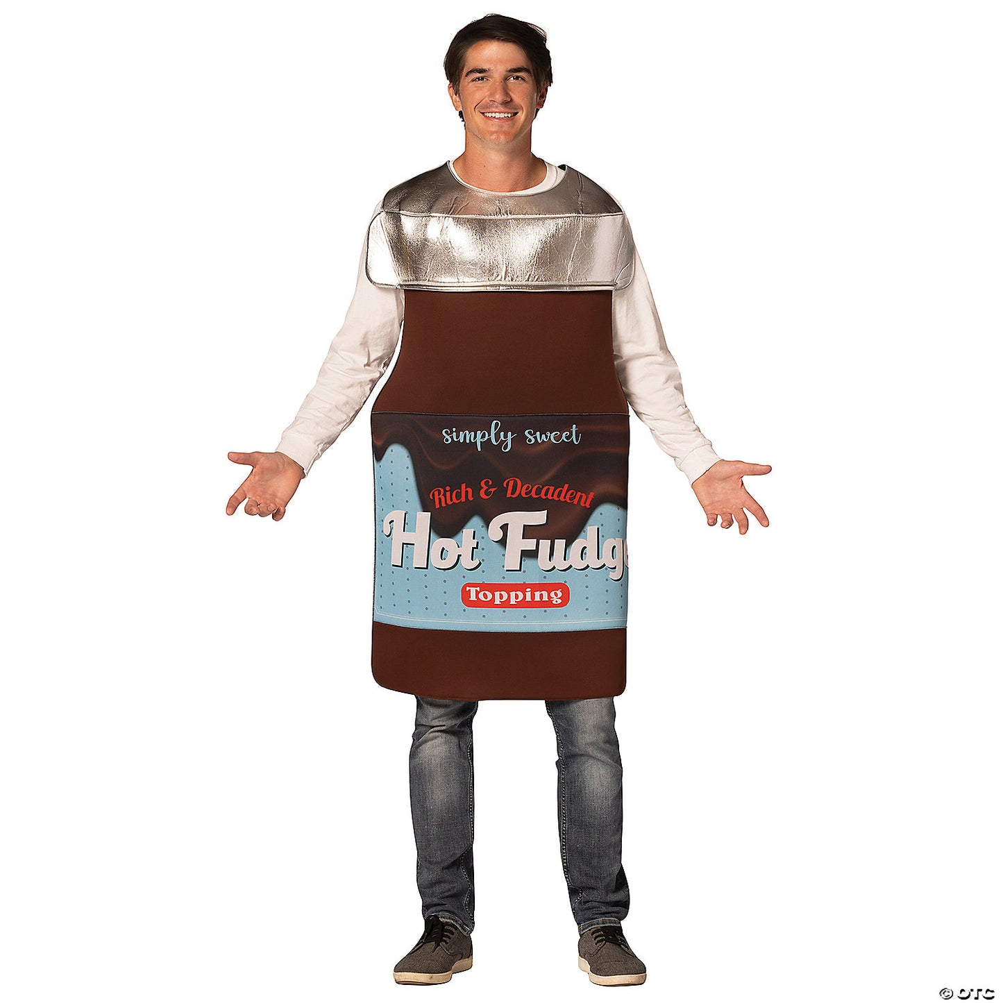 Adults Hot Fudge Sauce Jar Costume