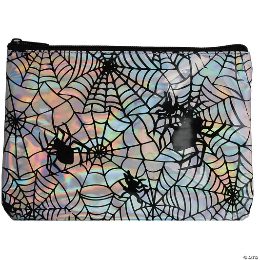 Iridescent Spider Makeup Bag