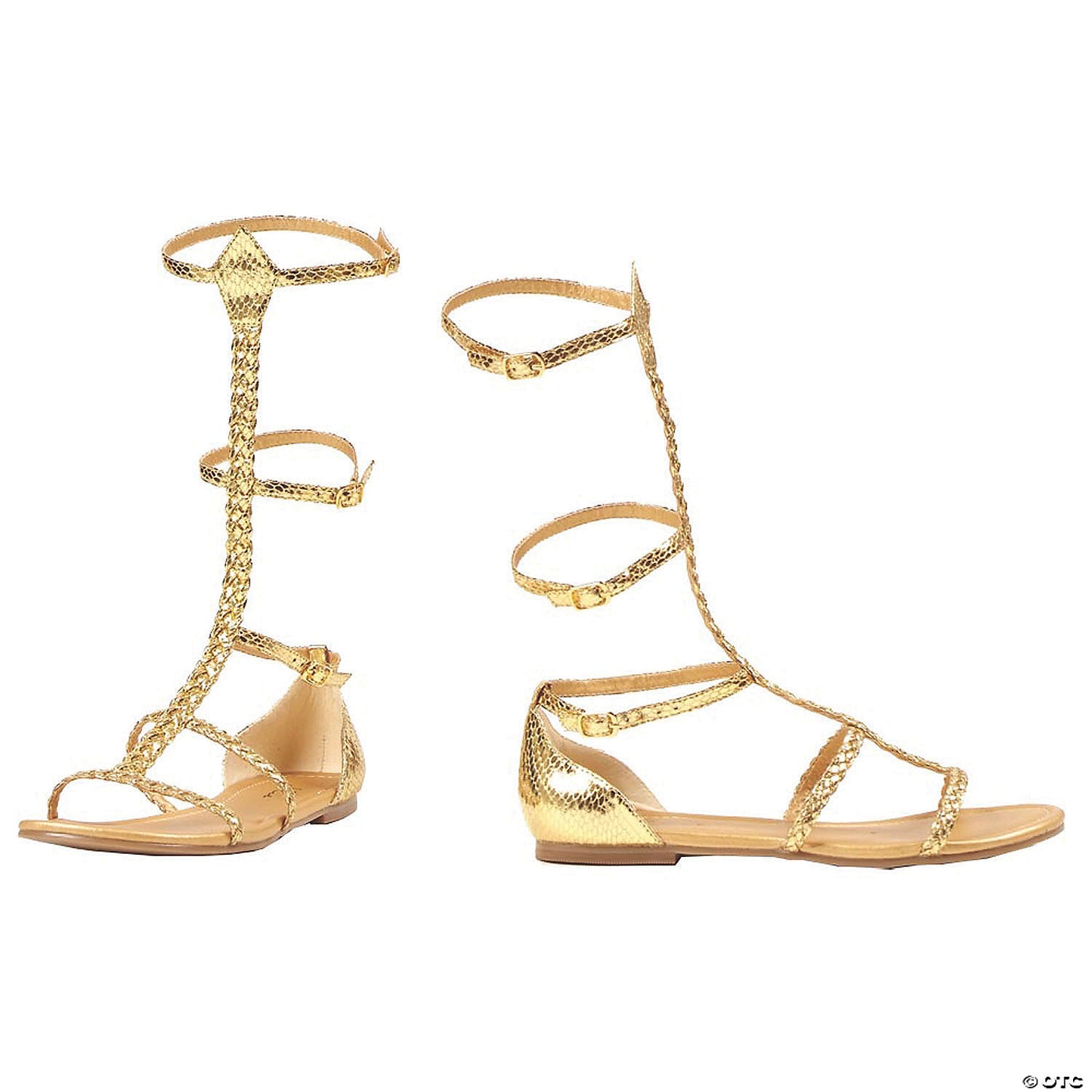 Gold Cairo Gladiator Shoes