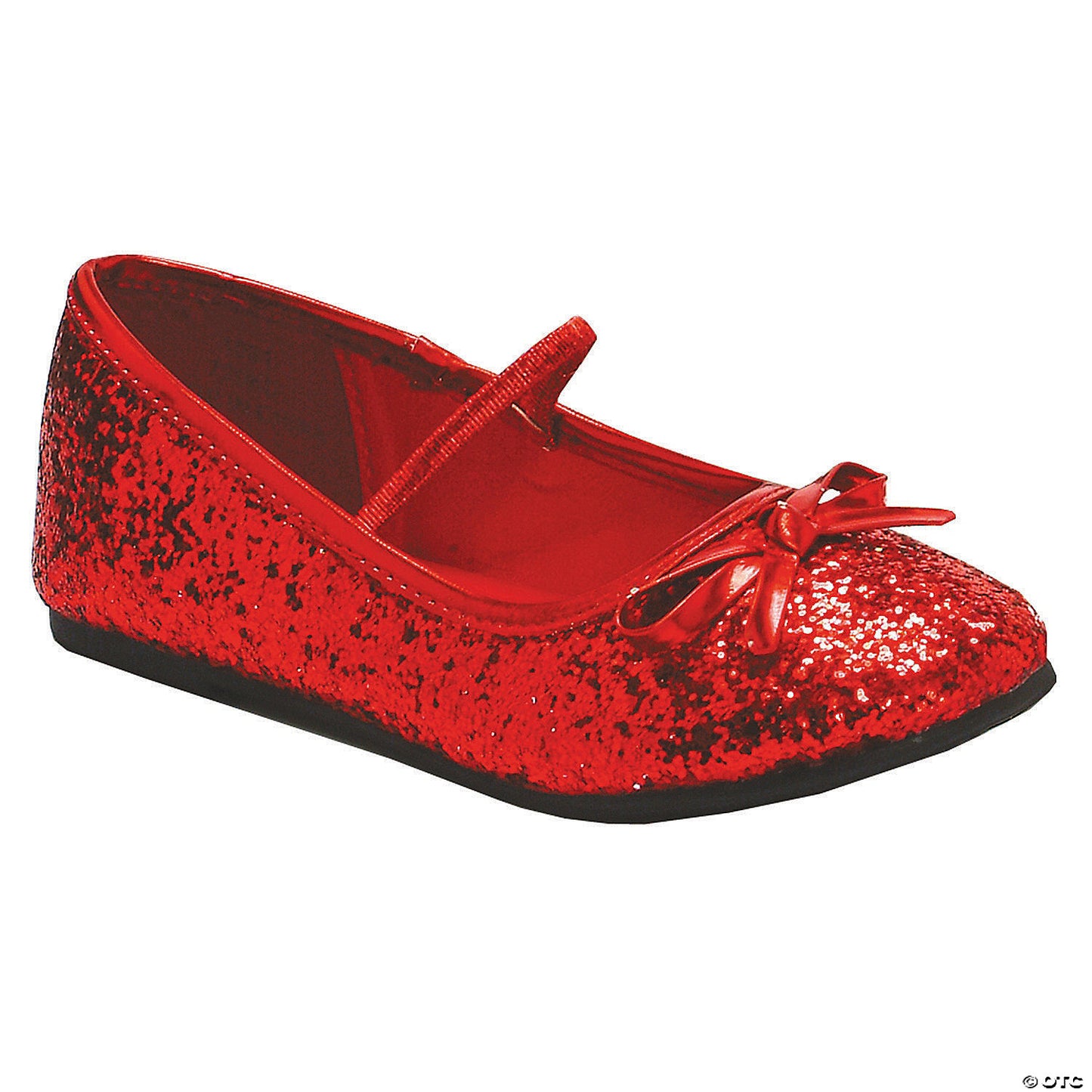 Kid’s Red Glitter Ballet Shoes - Size 9/10