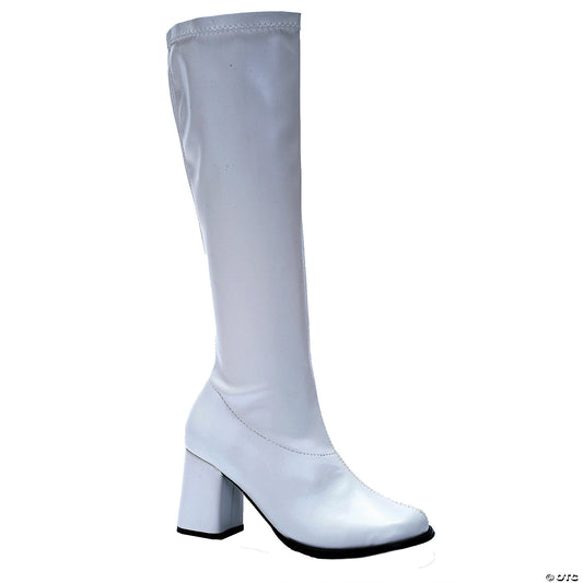 Women's White Go Go Boots