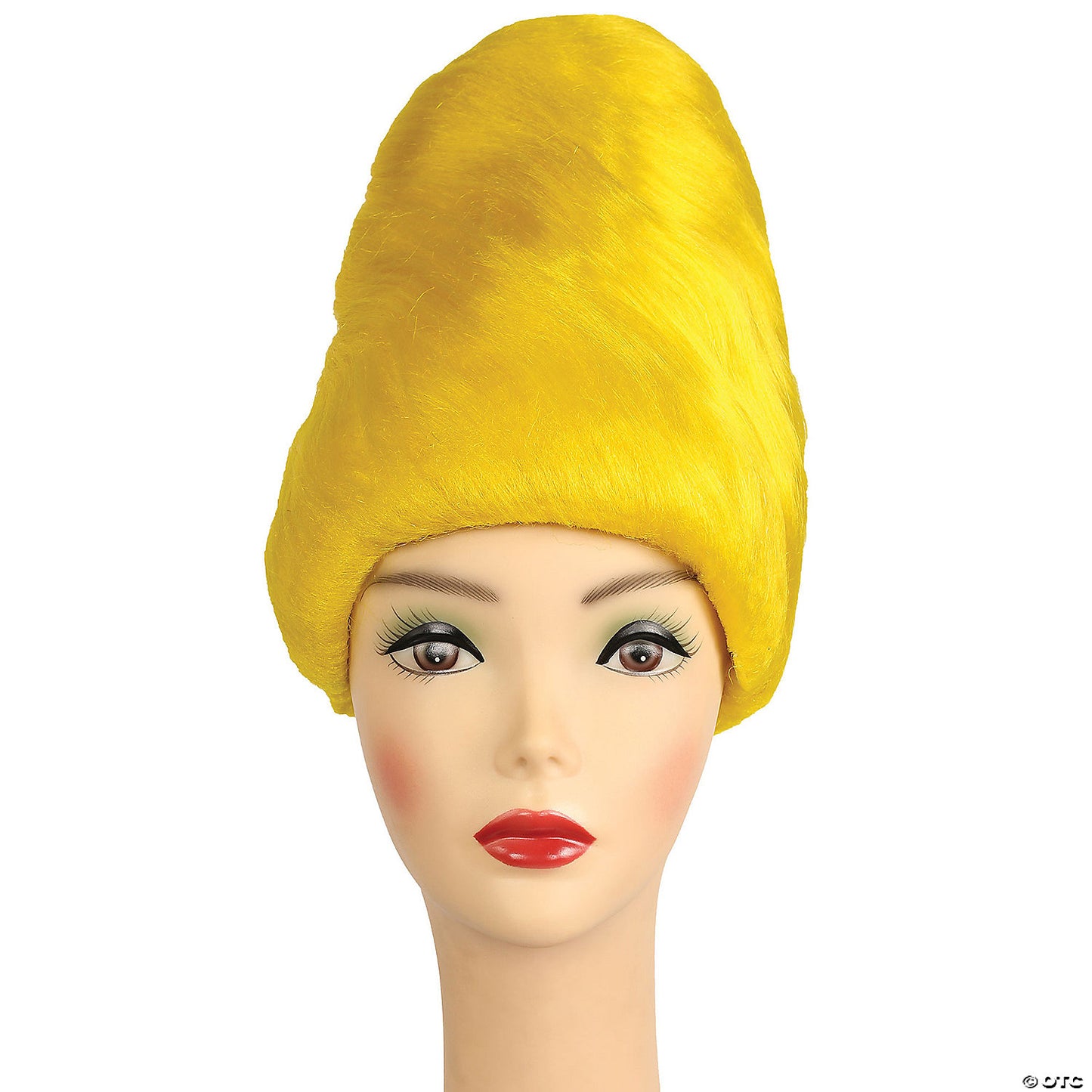 Women's Yellow Beehive Tower Wig