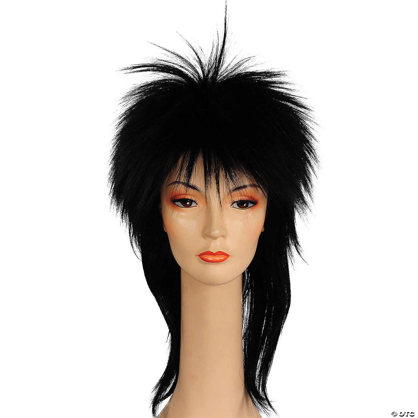 Adult Punk Fright Wig Black 1