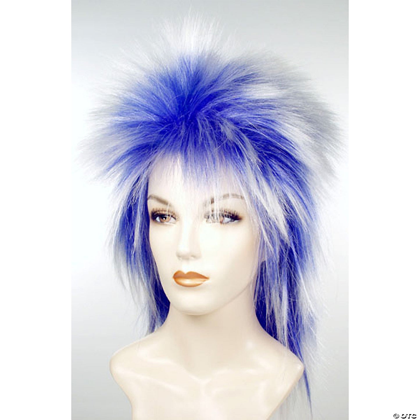 Adult Punk Fright Wig Black 1