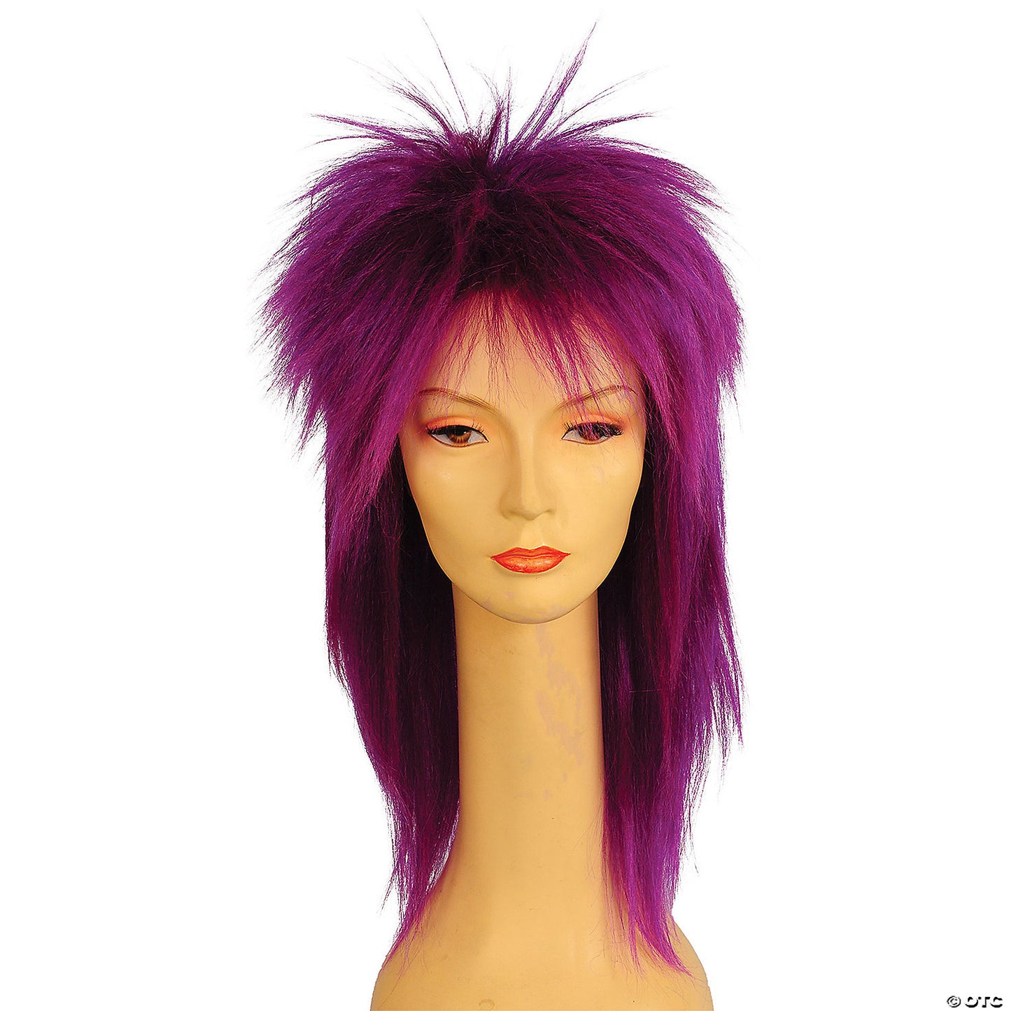 Adult Punk Fright Wig Black 1