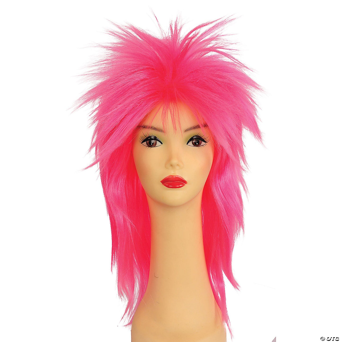 Adult Punk Fright Wig Black 1