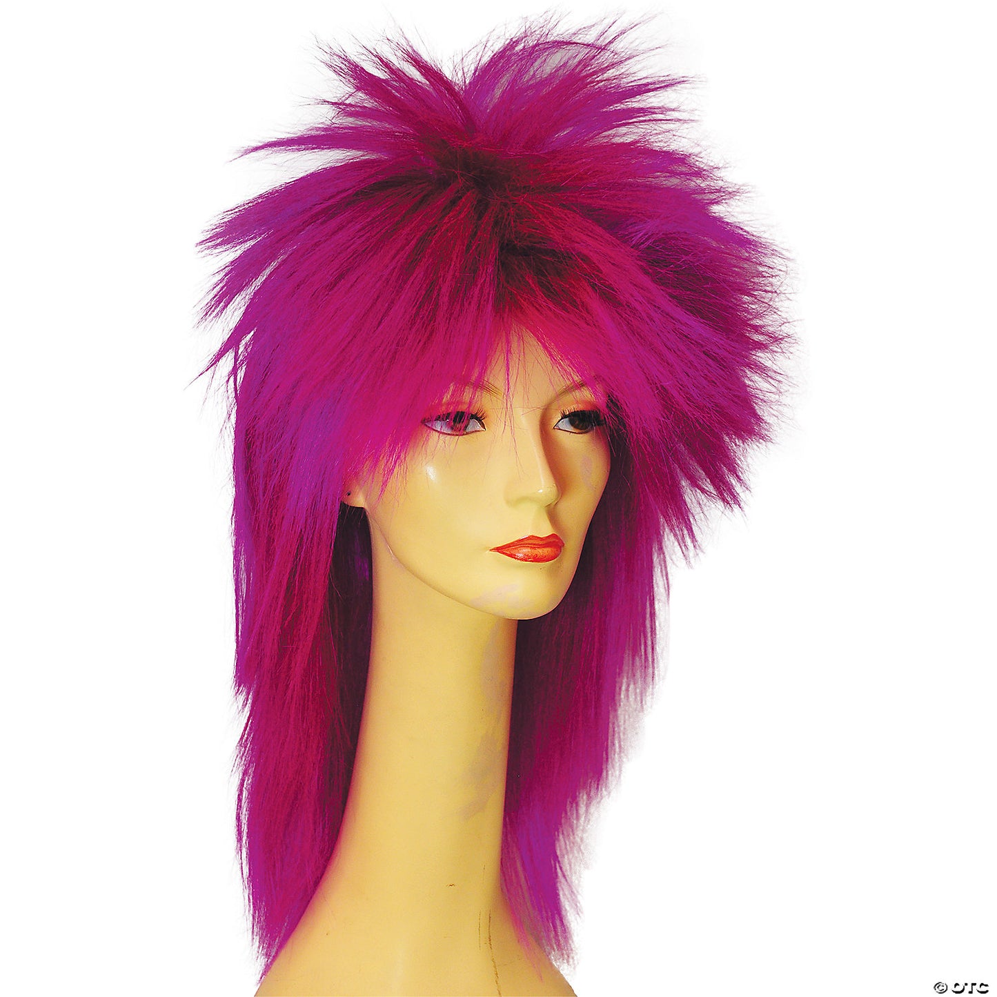 Adult Punk Fright Wig Black 1