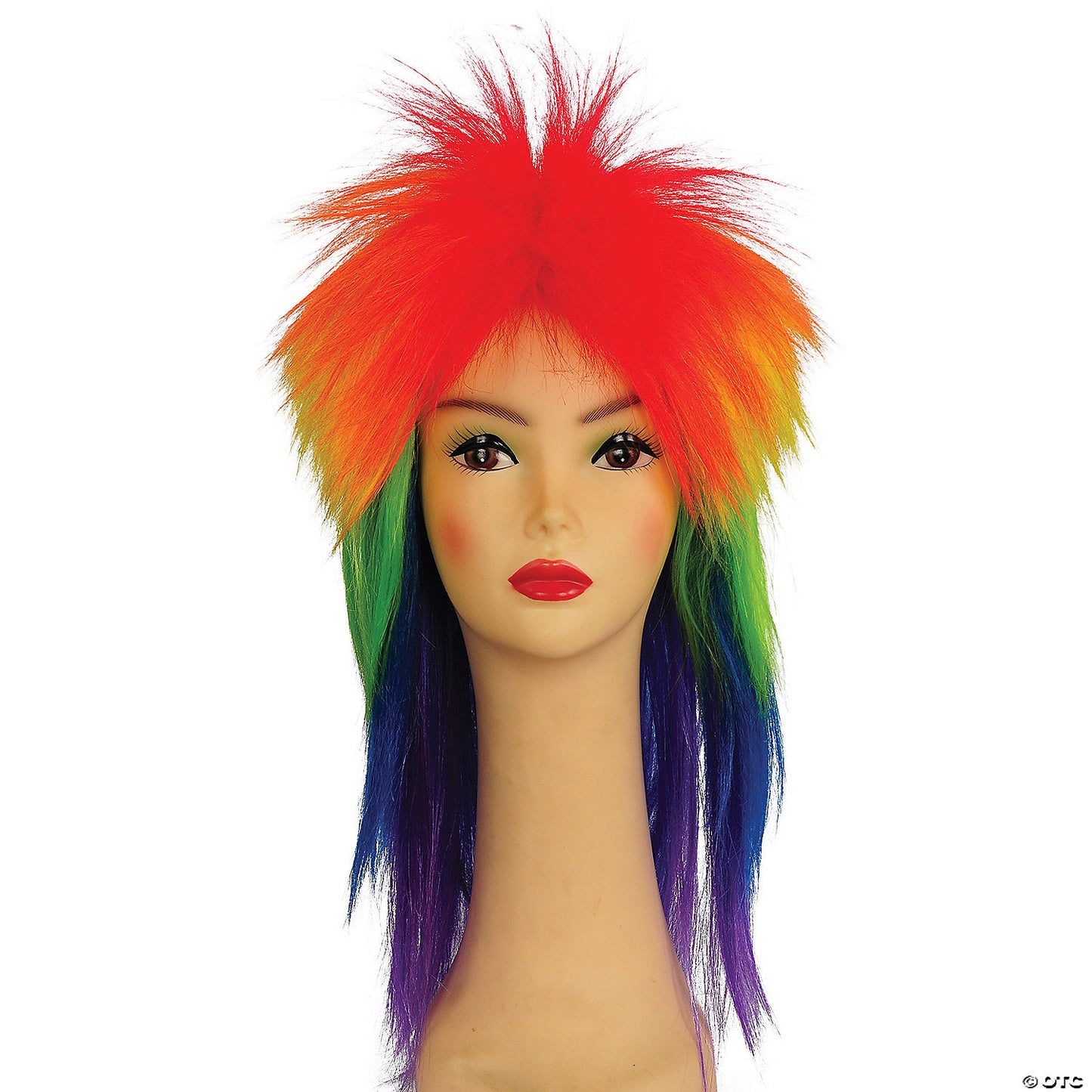 Adult Punk Fright Wig Black 1